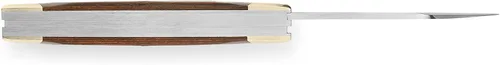 Vista 4 de Buck Knives 371 Stockman Three - Cuchillo de bolsillo plegable de 3 hojas Marrón