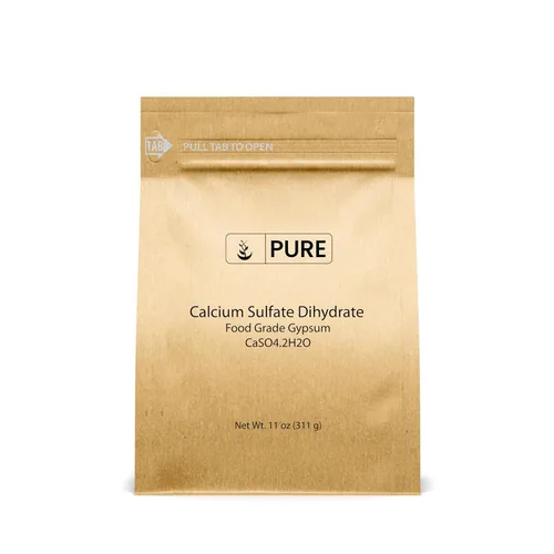 Vista 6 de Pure Original Ingredients Sulfato de calcio (2 lb) para hornear, tratamiento de agua y jardinería