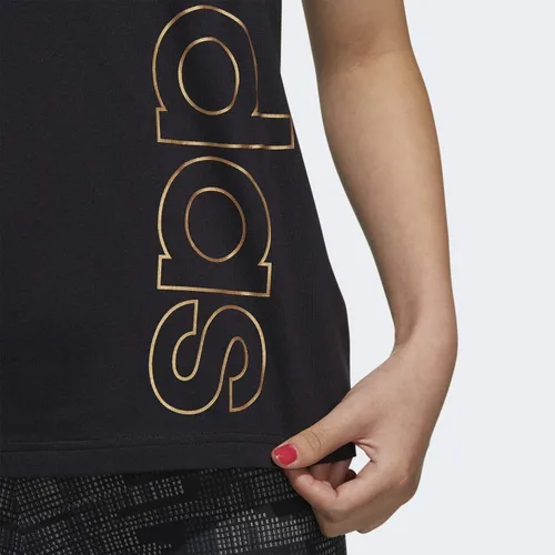 Vista 3 de adidas Essentials - Camiseta sin mangas para mujer, Metálico