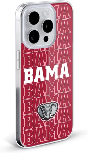 Vista 2 de Head Case Designs Funda de gel UA Bama con licencia oficial de la Universidad de Alabama [protección de grado militar] compatible con Apple iPhone 7
