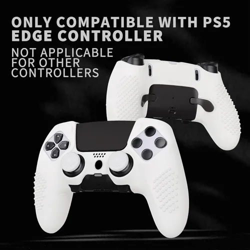 Vista 118 de PlayVital 3D Studded Edition Anti-Slip Silicone Cover Case for ps5 Edge Controller, Soft Rubber Protector Skin for ps5 Edge Wireless Controller with