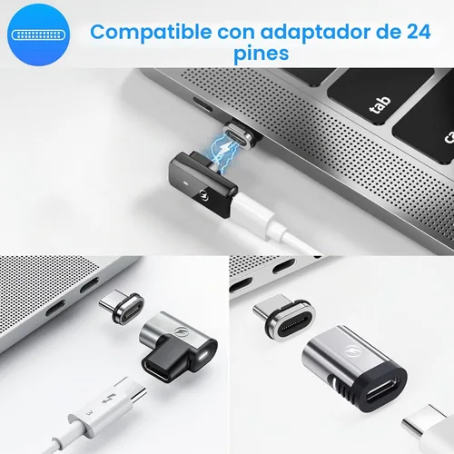 Vista 7 de Cabezal magnético de puntas de conector USB C de 24 pines (paquete de 3)