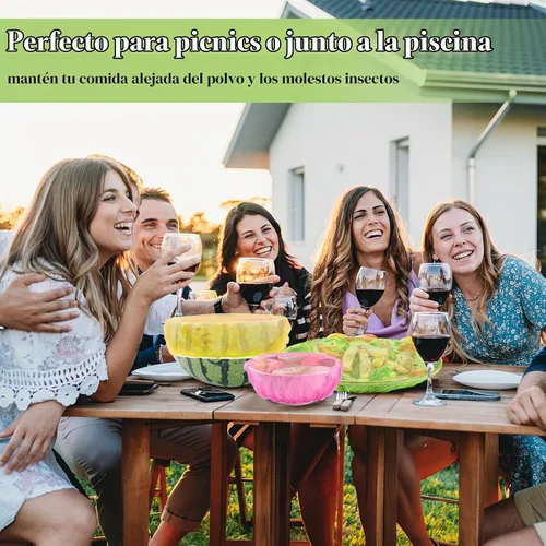 Vista 6 de Reastar - Cubierta para cuenco a prueba de pan, tapa de ducha de plástico, 6/8/10 pulgadas 60 Pcs, Elastic and Reusable, Keep Food Fresh, Fits