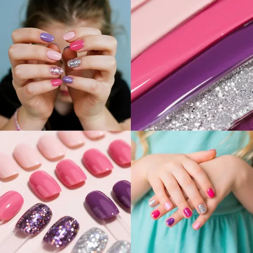 Vista 5 de Set de cosméticos Barbie para niñas, incluye maquillaje de uñas, labios, ojos y mejillas, juego de belleza seguro y no tóxico de Townley Girl