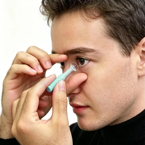 Vista 6 de 4 unids Hard Contact Lens Remover RGP émbolo para lentes duras suaves
