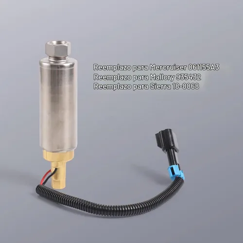 Vista 3 de JDMSPEED, bomba de combustible eléctrica para bote Mercury Mercruiser 4.3 5.0 5.7 861155A3, carburador V6 V8