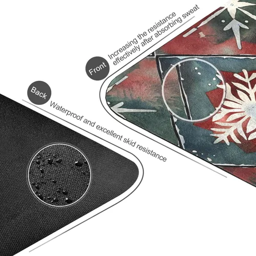 Vista 4 de Pattern Pattern Yoga Mat Non Slip Thick Kids Eco Friendly Rubber Workout Foldable Yoga Mat Women Exercise