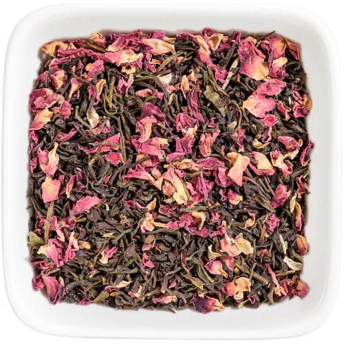 Vista 4 de Tealyra - Rosy Earl Grey - Té negro de Sri Lanka con té verde jazmín y pétalos de rosa - Té fresco galardonado - Té de hojas sueltas - Cafeína media