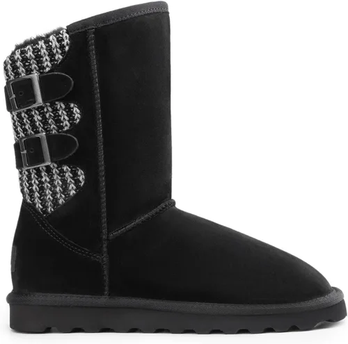 Vista 2 de DREAM PAIRS - Botas modernas para nieve de media caña para mujer