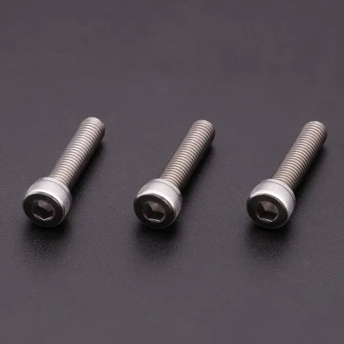 Vista 3 de Tornillos de cabeza hueca de acero inoxidable 304 18-8 de 1/4"-20 x 1", unidad hexagonal Allen, cobertura de rosca completa, paquete de 30