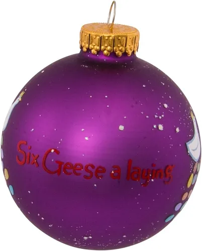 Vista 4 de Kurt Adler Doce Días de Navidad Adorno de Bola, 65mm, Juego de 12