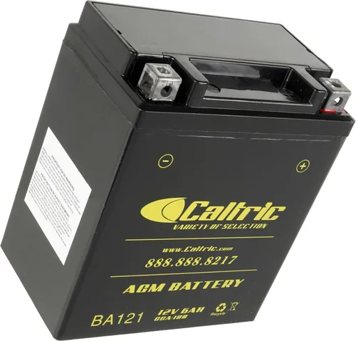 Vista 5 de Caltric Agm - Batería compatible con Honda Cmx250C Cmx250C2 Cmx250X Rebel 250 1996-2016