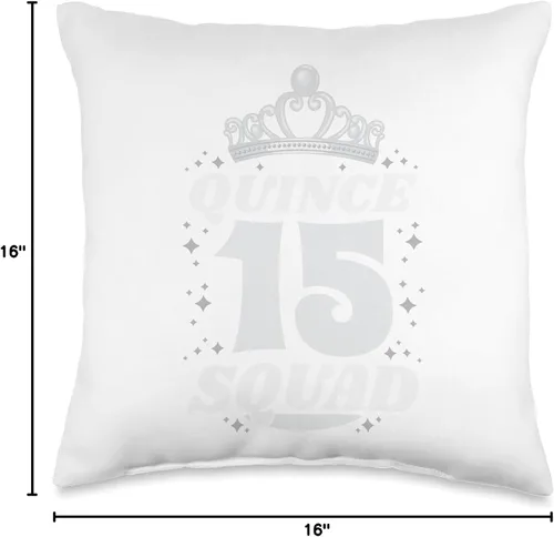 Vista 4 de Sweet 15 - Almohada mexicana para fiesta de cumpleaños de quinceañera, Quince 15