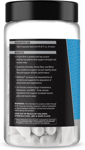Vista 2 de Anabolic Warfare Proyecto a granel, fórmula de construcción masiva, síntesis de proteínas, fuerza, definición muscular, hecho con botánicos*
