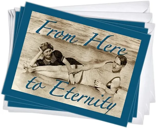Vista 11 de Wright Home & Gift Here to Eternity - Tarjetas de felicitación de feliz aniversario para esposo/esposa, 1 paquete individual + 1 sobre (5 x 7)
