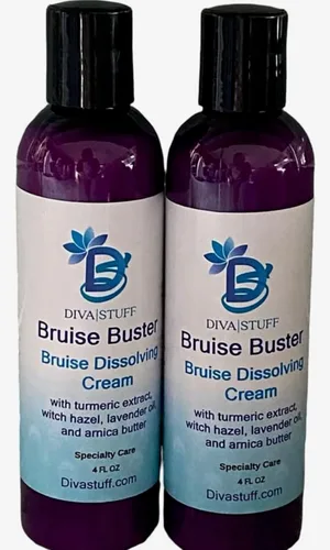 Vista 3 de Diva Stuff Bruise Buster Crema 4oz, paquete de 2
