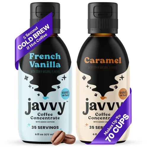 Vista 20 de Javy Coffee Concentrado - Café frío preparado, perfecto para café helado instantáneo, café frío y café caliente, paquete de 2 - Original descafeinado