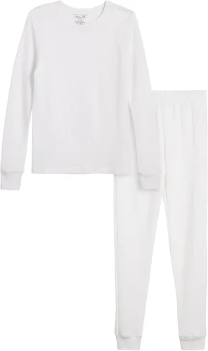Vista 37 de Rene Rofe Girls' Thermal Underwear Set - 2 Piece Waffle Knit Top and Long Johns (2T-16)