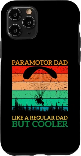 Vista 13 de Funda de parapente para iPhone 12 mini con paramotor y parapente
