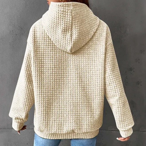 Vista 11 de SHAOBGE Sudaderas con capucha de gran tamaño para mujer, sudaderas con capucha para entrenamiento, suéteres casuales y cómodos trajes de moda