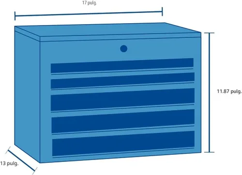 Vista 9 de CRAFTSMAN VERSASTACK Caja de herramientas profunda, con cerradura, de 17 pulgadas (CMST17825)