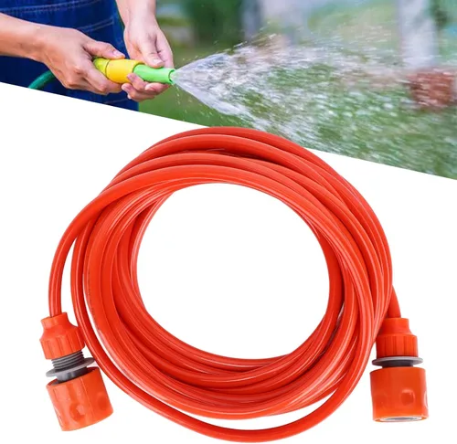 Vista 6 de Manguera de jardín de 6M, manguera flexible ligera sin torceduras, a prueba de heladas, manguera flexible a prueba de explosiones para jardín