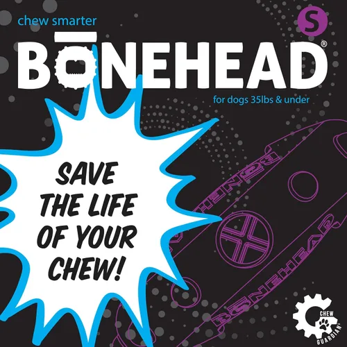 Vista 3 de Himalayan Dog Chew Bonehead - Soporte para masticar para perros pequeños, asegura los masticables de yak y palitos de matón, soporte de nailon