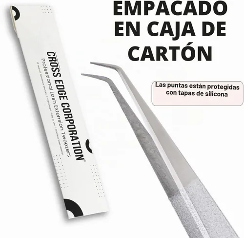 Vista 5 de Pinzas curvadas para pestañas aislantes, 5.5 in Plateado
