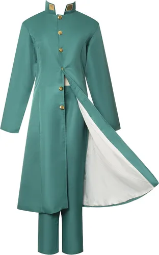 Vista 2 de SBluuCosplay Adult Halloween Women Green Uniform Cosplay Costume