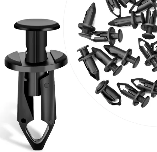 Vista 7 de GOOACC Juego de tornillos para placa de matrícula, tornillos de acero inoxidable con tuercas de nylon para sujetar placas de matrícula delanteras