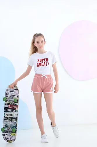 Vista 45 de Rolanko Pantalones cortos activos de delfín para niñas, paquete de 3 unidades, ciclismo, correr, verano, playa, atletismo, deportes, 4-14 años