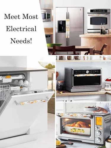 Vista 6 de Juego de 2 fundas para manijas de puerta de refrigerador de Acción de Gracias para lavavajillas, microondas, horno, nevera, estufa