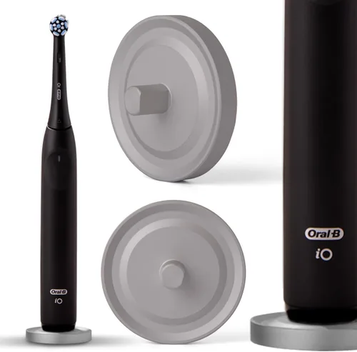 Vista 11 de Rose Gold Oral-B Compatible Electric Toothbrush Holder for Bathroom, Aluminum Oral B Toothbrush Holder With Hygienic Drip Capture Stops Toppling