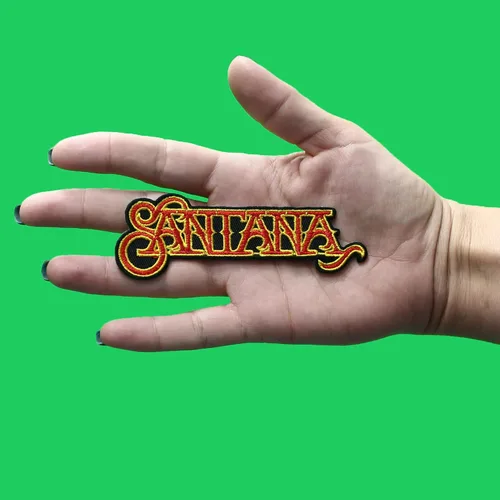 Vista 2 de Parche con logotipo de banda de Santana Carlos Latin Rock bordado para planchar