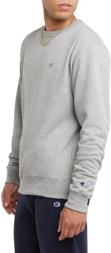 Vista 8 de Champion Sudadera de forro polar de peso medio con cuello redondo para hombre (regular o grande y alto)