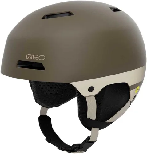 Vista 7 de Giro Ledge MIPS - Casco de nieve (Combo) Matte Trail Green - Polvo de nube verde