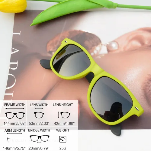 Vista 3 de Joopin Gafas de sol cuadradas polarizadas con protección UV para hombre y mujer
