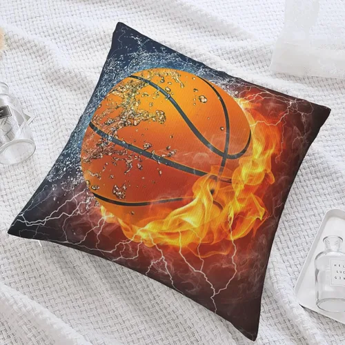 Vista 3 de Funda de cojín cuadrada de felpa corta súper suave para decoración del hogar, con cremallera invisible, 18 x 18 pulgadas, sin relleno, temática