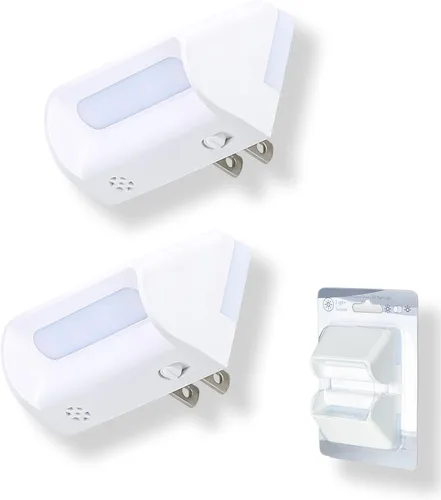 Vista 9 de Luz nocturna LED roja, sensor de atardecer a amanecer, modo de iluminación doble, luz guía y luz de sueño, interruptor de encendido y apagado, luz
