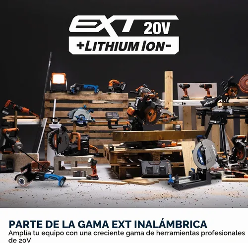 Vista 12 de Evolution S14CPS-Li - Kit de carga Sierra de corte de metal inalámbrica de 14 pulgadas Motor sin escobillas de 40 V Hoja de carburo EVOMAX