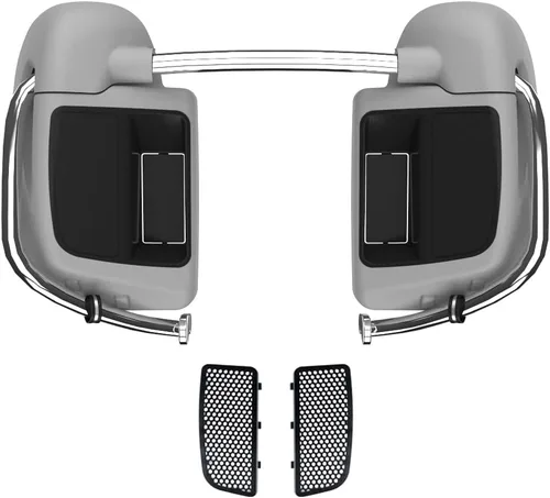 Vista 31 de Kits de calentadores de piernas con ventilación y combinación de color con guantera para Harley Davidson Touring Street Road King Glide FLTR 2014
