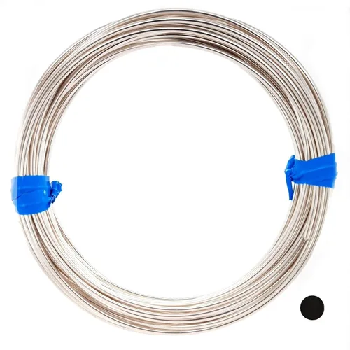 Vista 7 de CRAFT WIRE Calibre 6, alambre de plata de ley 925 (redondo) extremadamente suave hecho en EE. UU. - 15 cm Sterling Silver Wire for Jewelry Making