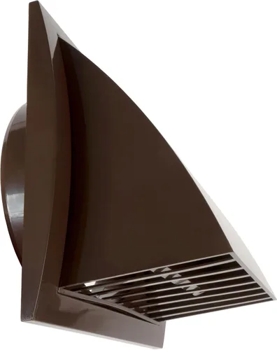 Vista 9 de Capucha de ventilación de plástico ABS blanco con solapa, ajuste de 4 pulgadas, para sistemas de ventilación de baño, cocina, lavandería y garaje