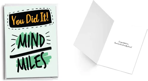 Vista 5 de Tarjetas de felicitación 5K Runner 3.1 millas Paquete de 5 carreras