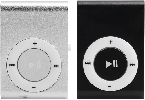 Vista 5 de Ultimate Music Companion: reproductor de MP3 con diseño de clip, auriculares y cable USB, tu compañero perfecto de entrenamiento y viaje (negro)