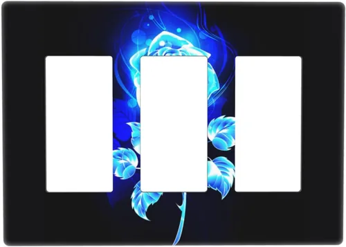Vista 108 de Cubierta de placa de pared IOFNG Bandera Americana de EE. UU. de otoño, hojas de caza, astas de ciervo, antílope, interruptor de luz de toma única