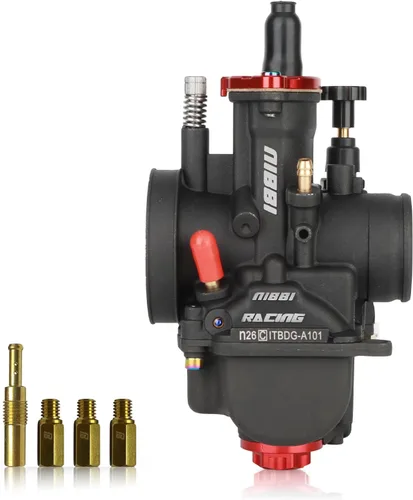 Vista 9 de NIBBI Carburador PWK de 24 mm con carburador Jets, Compatible con 125 cc-150 cc YAMAHA KAWASAKI SUZUKI Apollo SSR TTR SYM TAOTAO ATV, moto de cross