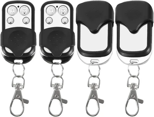 Vista 7 de Control remoto inalámbrico universal de 4 piezas, clon remoto de frecuencia fija de 433.92 Mhz con sistema de control remoto de 4 canales antirrobo
