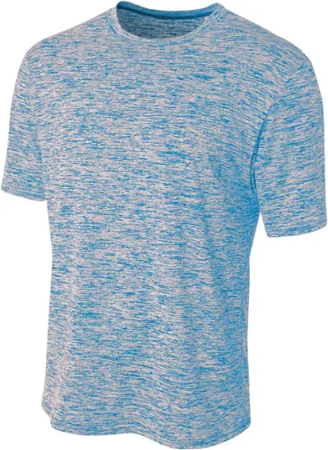 Vista 8 de A4 Camiseta Space Dye Tech para hombre Negro