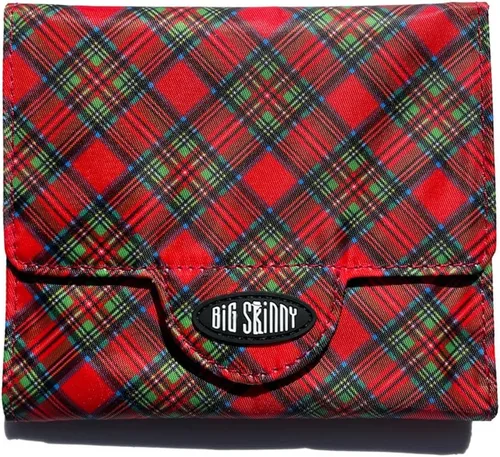 Vista 8 de Big Skinny Cartera delgada para mujer Trixie de tres pliegues, con capacidad para hasta 30 tarjetas Dotty